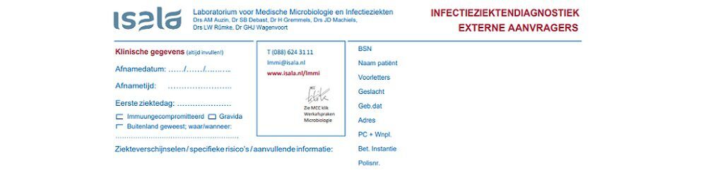 Aanvraagformulier extern